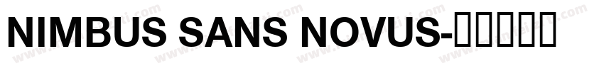 NIMBUS SANS NOVUS字体转换